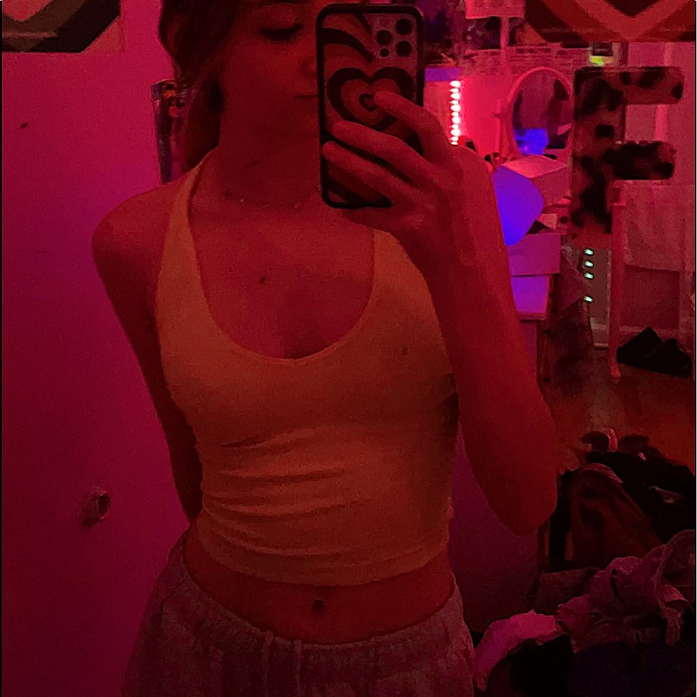 Urban Outfitters (Out from Under) Yellow Halter Top